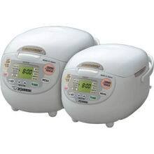 Front Large. Zojirushi - Cooker & Steamer - Premium White.