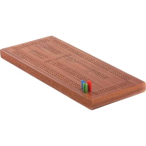 Front Standard. Sunnywood - Traveling Triple Track Cribbage Set with Carrying Case.
