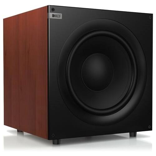 Front Standard. KEF - Subwoofer System - Walnut.