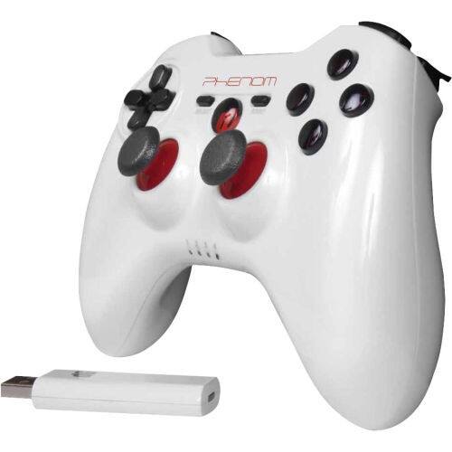 Front Standard. dreamGEAR - Phenom Wireless Controller - White.