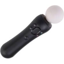 Front Large. AGPtek - Bluetooth Wireless Move Motion Controller For Sony PlayStation 3 PS3 - Black.