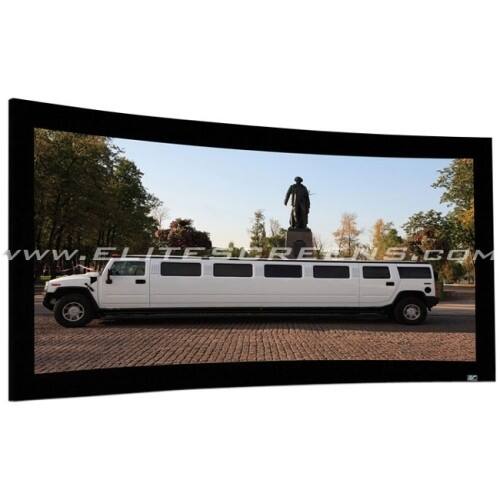 Front Standard. Elite Screens - Lunette Projection Screen.