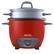 Front Standard. Aroma - 14-Cup Pot-Style Rice Cooker - Red.