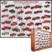 Front Large. EuroGraphics - Vintage Fire Engines: 1000 Pcs - Blue.