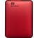 Front Standard. WD - My Passport 1 TB External Hard Drive - Red.
