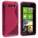 Front Large. eForCity - TPU Rubber Skin Case Cover Compatible With HTC Titan, S Shape.