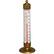 Front Standard. Weems & Plath - Conant Custom Brass Vermont 7.5 Inch Tabletop Thermometer.