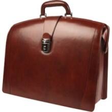 Front Large. Bosca - Old Leather Carrying Case (Briefcase) for 15.4" Notebook - Cognac.