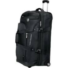 Front Large. High Sierra - Carrying Case (Rolling Duffel) for Travel Essential - Black.