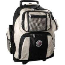 Front Large. GTMax - Carrying Case (Rolling Backpack) for Accessories, - Khaki.