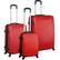Front Large. Heys - Planaris Travel/Luggage Case (Roller) for Travel Essential - Burgundy.