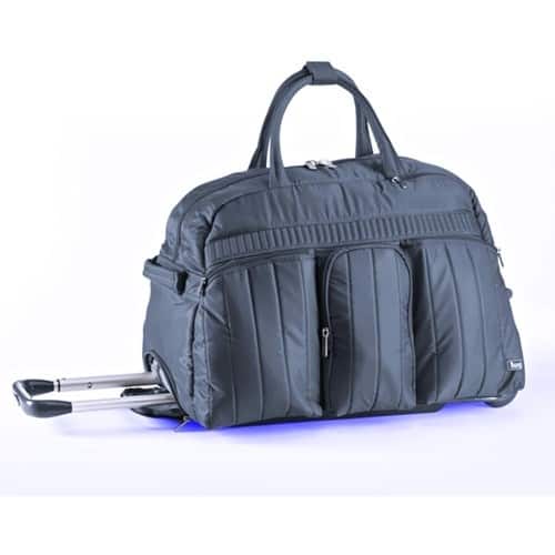 Front Standard. Lug Life - Shuttle Bus Weekender Carrying Case (Roller) for Travel Essential - Fog Gray.