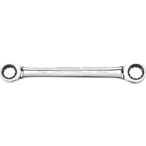 Front Standard. GearWrench - 14 x 15 mm Double Box Ratcheting Wrench METRIC.