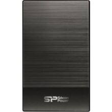 Front Large. Silicon Power - Diamond D05 500 GB 2.5" External Hard Drive - Metallic Gray.