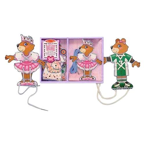 Front Standard. Melissa & Doug - Dress-Up Lacing Bear.