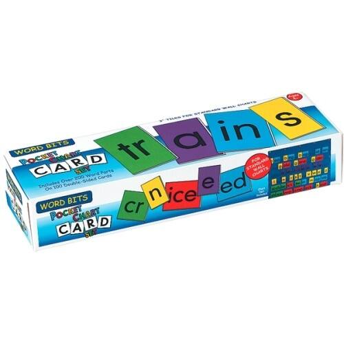 Front Standard. Patch Products - Word Bits Wall Pocket Chart Card Set.