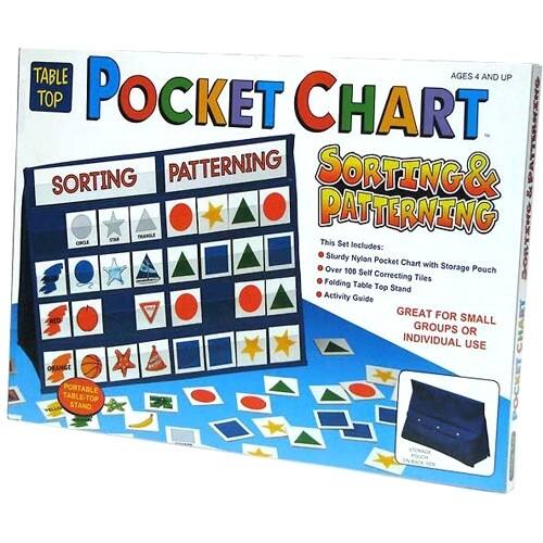 Front Standard. Patch Products - Tabletop Pocket Chart - Sorting & Patterning.
