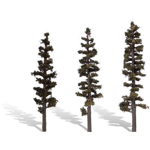 Front Standard. Woodland Scenics - Standing Timber - 3/pkg - 6", 7" Tall.