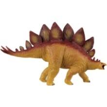 Front Large. Safari - Stegosaurus Dinosaur Miniature- Pack of 6.