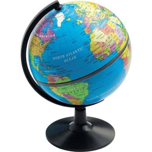 Front Standard. EDU-Science - 5" Political Globe.