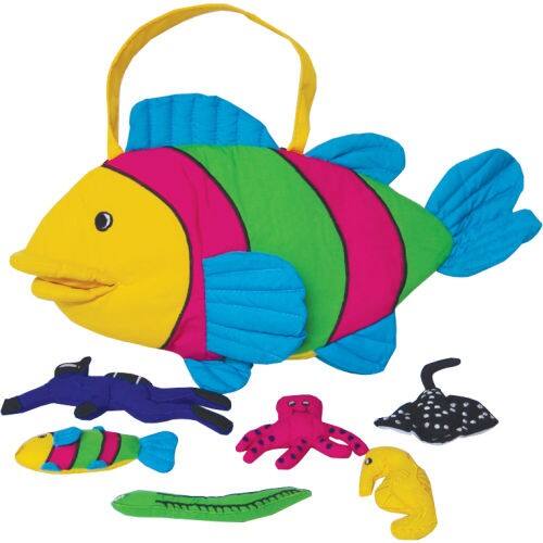 Front Standard. Alma's Designs - Fish and Friends.