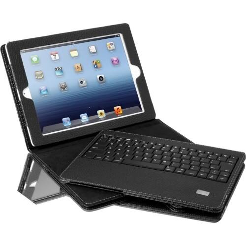 Front Standard. Aluratek - Keyboard/Cover Case (Folio) for iPad.