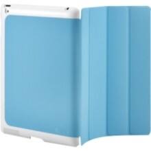 Front Large. Cooler Master - Carrying Case (Folio) for iPad - Blue.