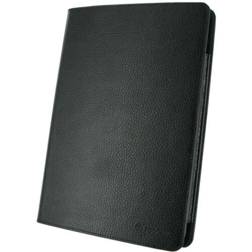 Front Standard. rOOCASE - Dual-View Leather Folio Case Cover for Acer Iconia Tab A200 A210 - Black.