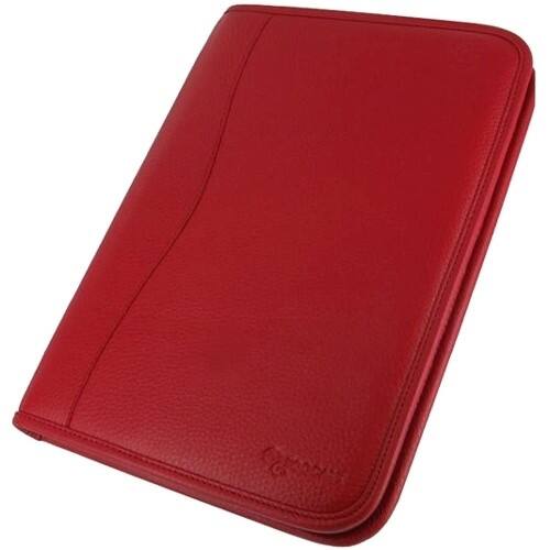 Best Buy rOOCASE Executive Portfolio Leather Case Cover for Asus Transformer Pad TF300T Red RC