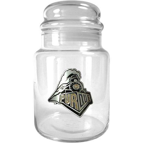 Front Standard. GAP - Purdue Boilermakers Glass Candy Jar (Primary Logo).
