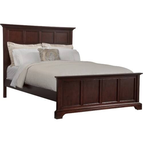 Front Standard. Cresent Fine Furniture - American Classics Storage Headboard.