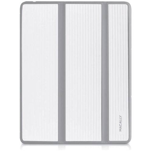 Front Standard. Macally - iPad Case - Gray, White.