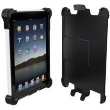 Front Large. Ballistic - New iPad and iPad 2 Tough Jacket Series Case - Black, White.