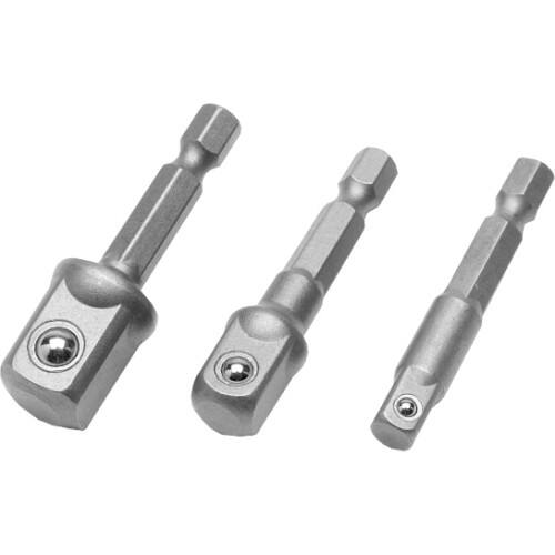 Front Standard. Performance Tool - 3 Pc Power Drill Socket Adapter.
