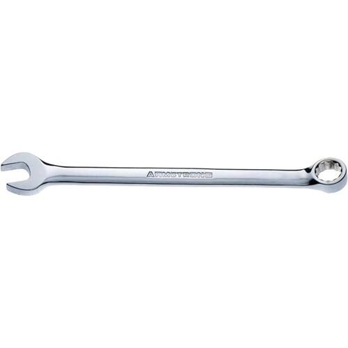 Front Standard. Armstrong Tools - 12 Point Full Polish Long Combination Wrench.