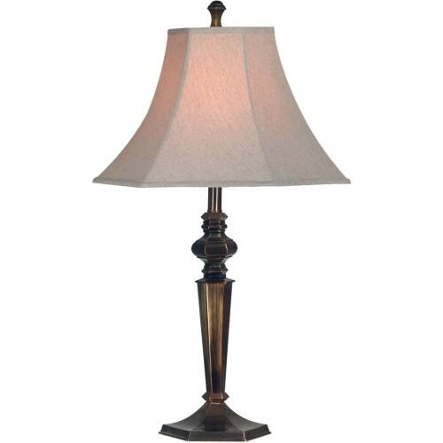 Front Standard. KenroyHome - 31510GBRZ Georgetown Table Lamp.