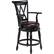 Front Standard. Home Styles - Monarch Leather Counter Height Stool.