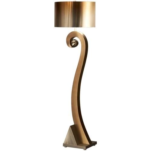 Front Standard. Nova Lighting - Nova 11576 Swooshball Floor Lamp.