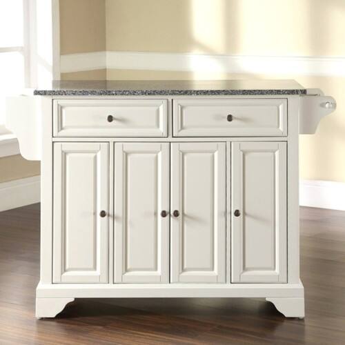 Front Standard. Crosley Furniture - LaFayette Solid Granite Top Kitchen Island.