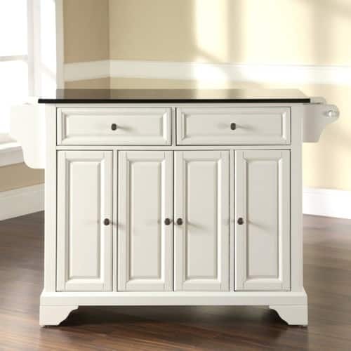 Best Buy Crosley Furniture LaFayette Solid Black Granite Top Kitchen