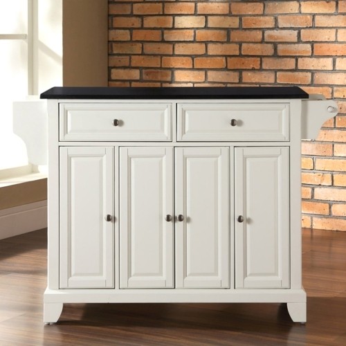 Best Buy: Crosley Furniture Newport Solid Black Granite Top Kitchen ...