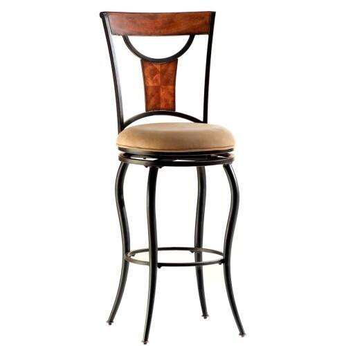 Front Standard. Hillsdale - 26-Inch Pacifico Swivel Counter Stool.