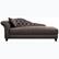 Front Standard. Wholesale Interiors - Contemporary Style Chaise Lounge - Brown.