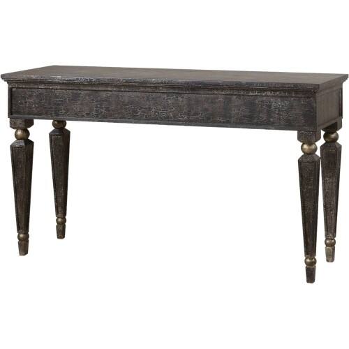 Front Standard. Uttermost - Takoda Console Table.