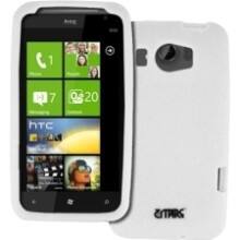Front Large. Empire - Soft Silicone Case Cover for HTC Titan II - White.