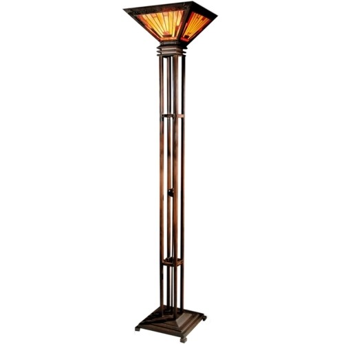 Best Buy Dale Tiffany Mission Camelot Torchiere Floor Lamp Tr90034