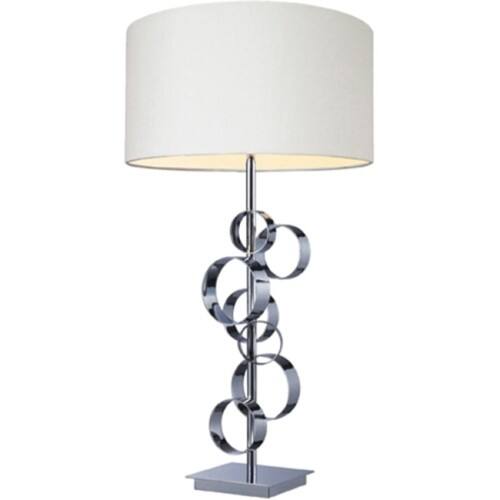 Front Standard. Dimond Lighting - Dimond Avon Contemporary Chrome Table Lamp D1475.