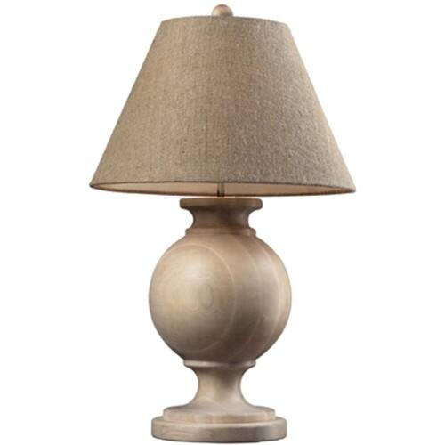 Front Standard. Dimond Lighting - Dimond Swannanoa Beech Wood Table Lamp D2249.