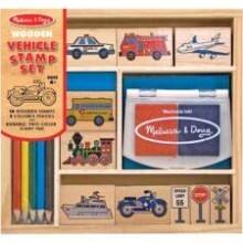 Front Large. Melissa & Doug - Vehicles Stamp Set.