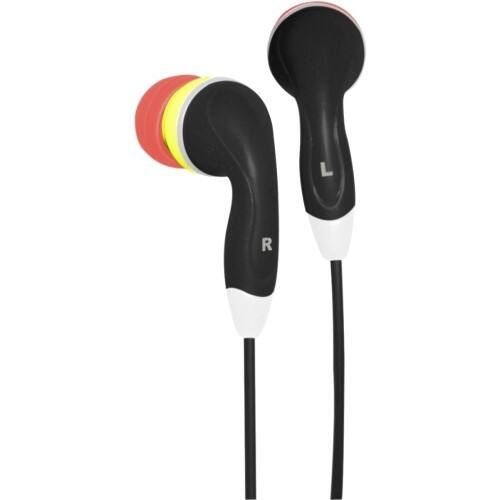 Front Standard. iHip - My Buds Earphone - Black.